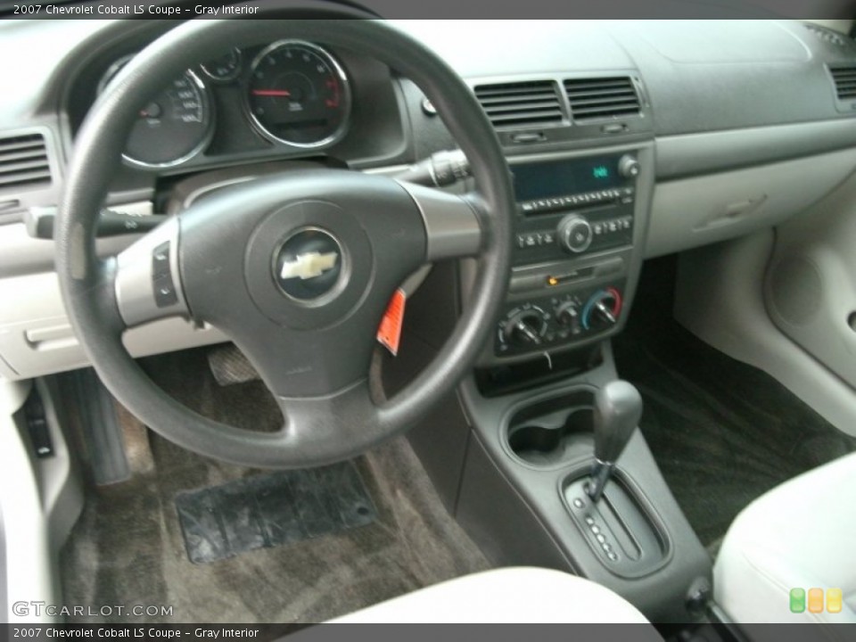 Gray Interior Dashboard for the 2007 Chevrolet Cobalt LS Coupe #76234115