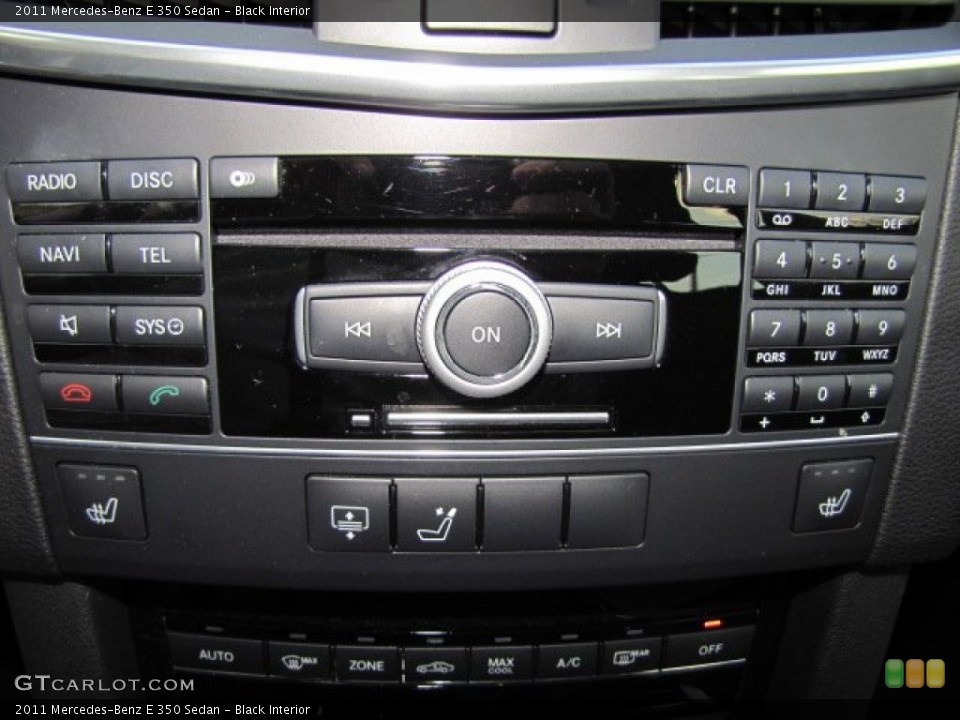 Black Interior Controls for the 2011 Mercedes-Benz E 350 Sedan #76234496