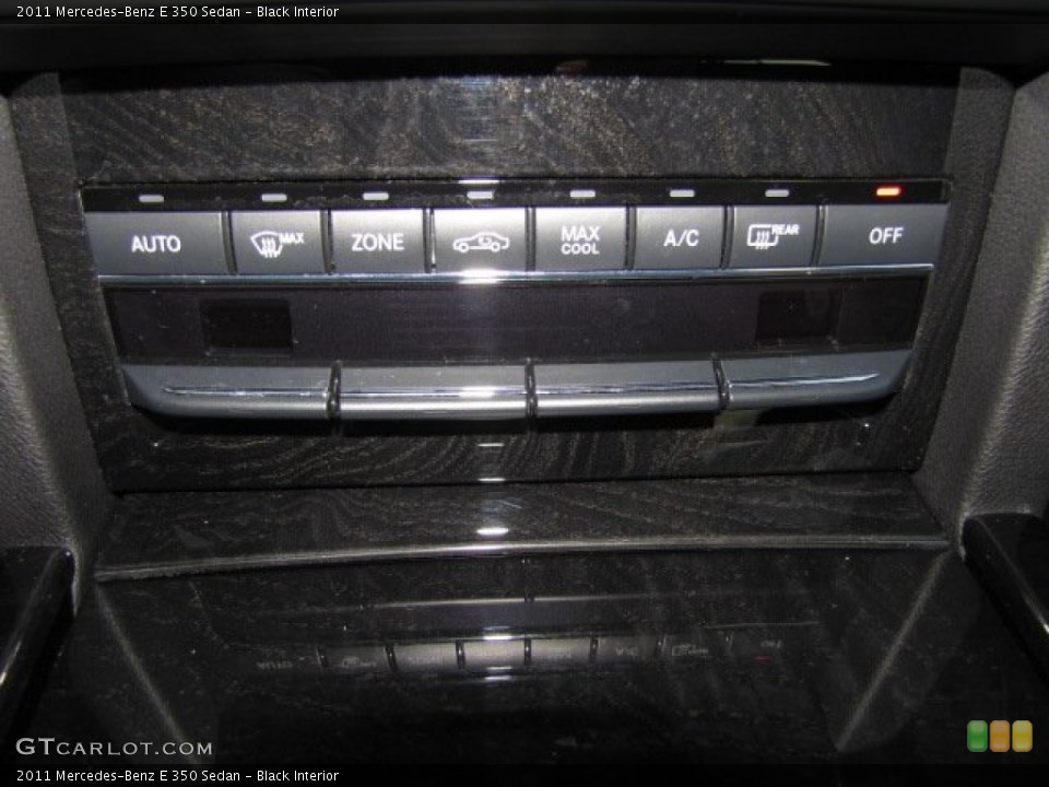Black Interior Controls for the 2011 Mercedes-Benz E 350 Sedan #76234508
