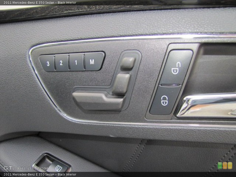 Black Interior Controls for the 2011 Mercedes-Benz E 350 Sedan #76234526