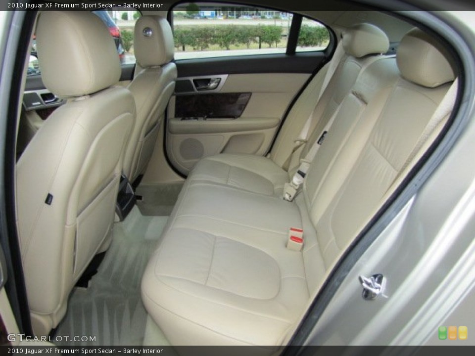 Barley Interior Rear Seat for the 2010 Jaguar XF Premium Sport Sedan #76235156