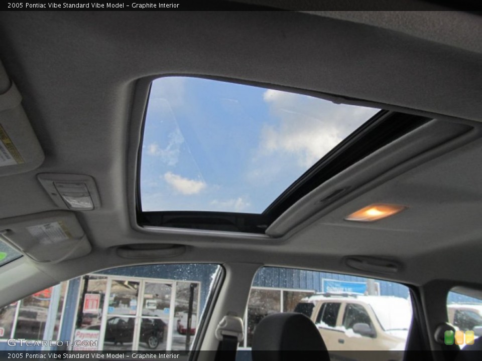 Graphite Interior Sunroof for the 2005 Pontiac Vibe  #76235219