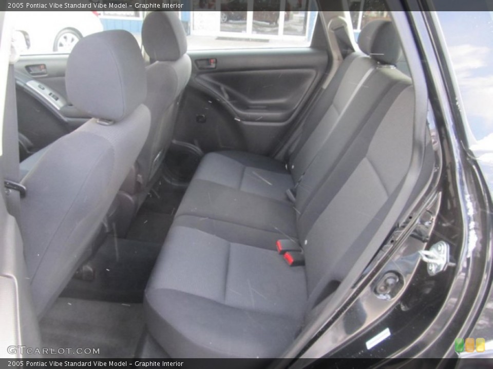 Graphite Interior Rear Seat for the 2005 Pontiac Vibe  #76235255