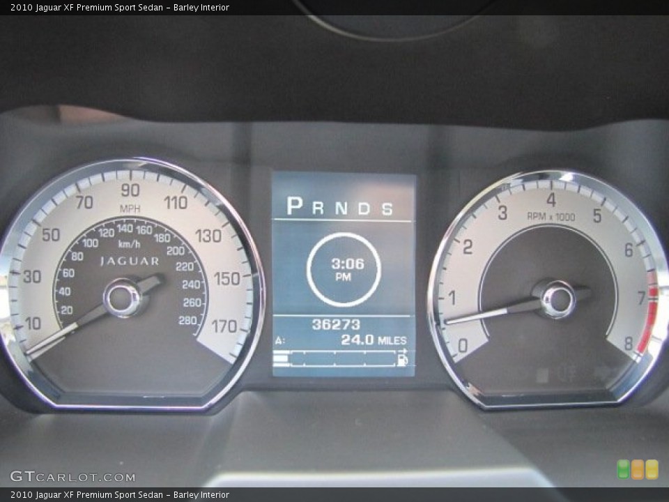 Barley Interior Gauges for the 2010 Jaguar XF Premium Sport Sedan #76235393