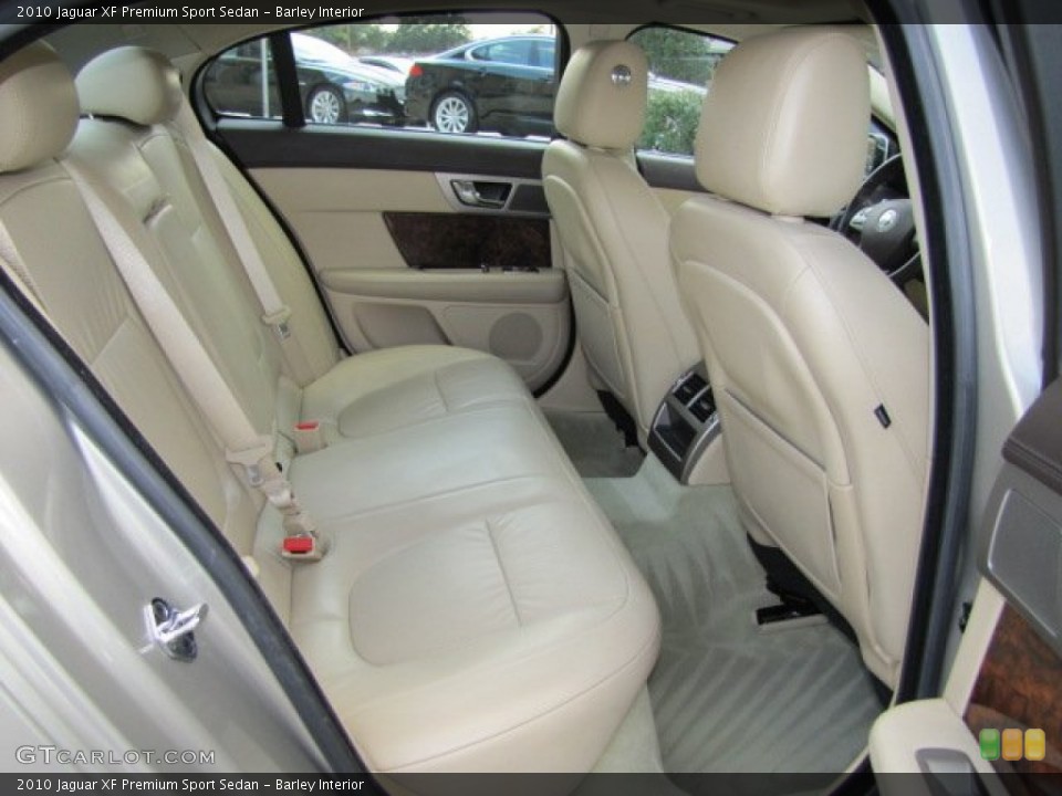 Barley Interior Rear Seat for the 2010 Jaguar XF Premium Sport Sedan #76235546