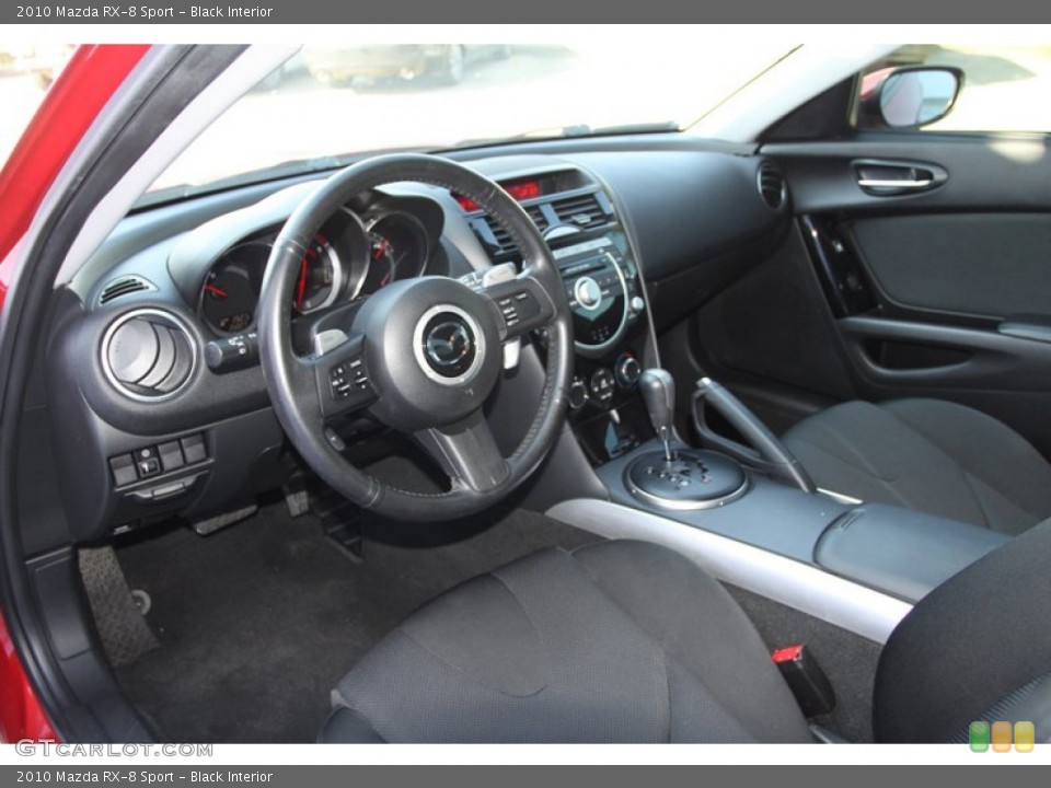 Black 2010 Mazda RX-8 Interiors