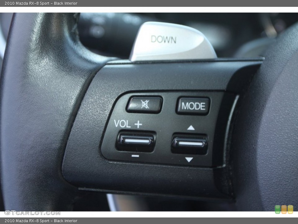 Black Interior Controls for the 2010 Mazda RX-8 Sport #76236301