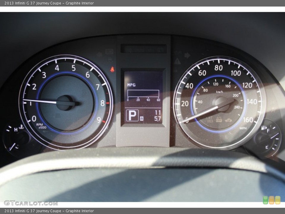 Graphite Interior Gauges for the 2013 Infiniti G 37 Journey Coupe #76236422