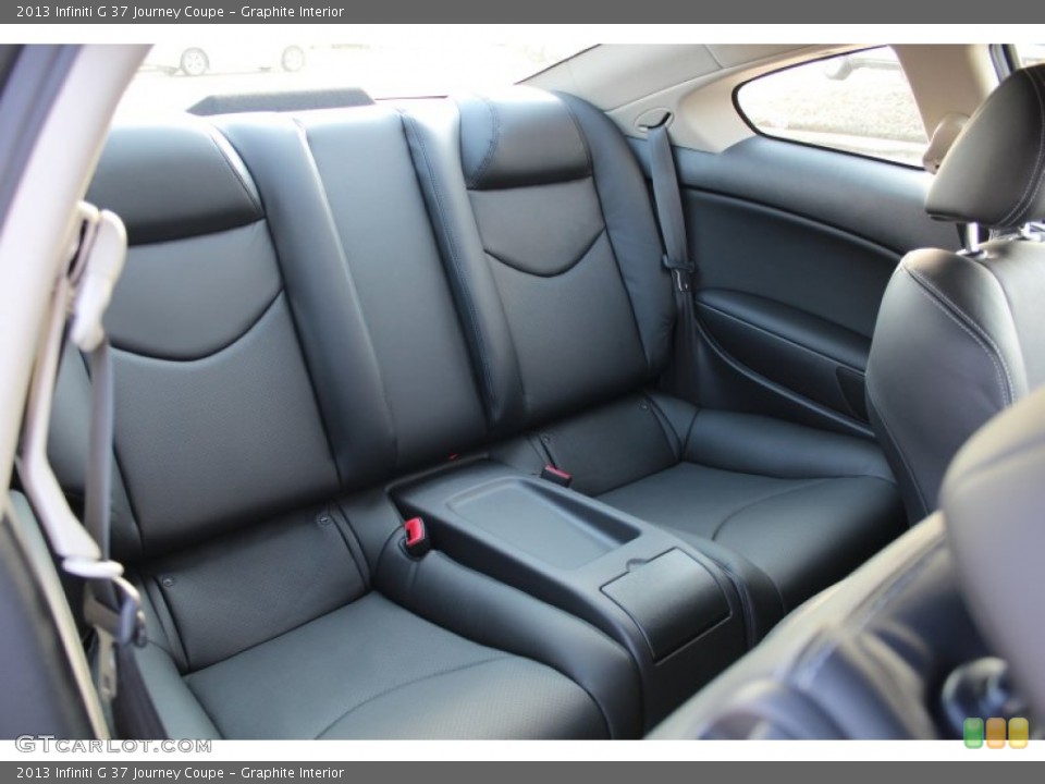 Graphite Interior Rear Seat for the 2013 Infiniti G 37 Journey Coupe #76236532