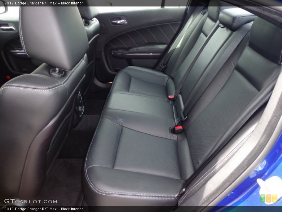 Black Interior Rear Seat for the 2012 Dodge Charger R/T Max #76237644