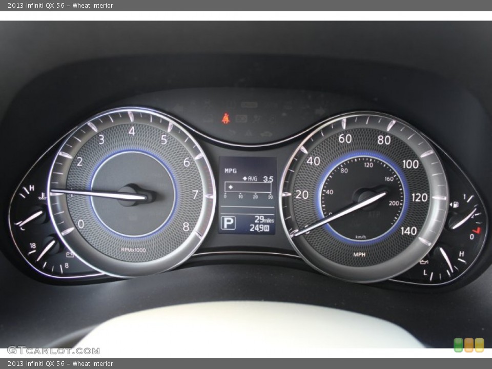 Wheat Interior Gauges for the 2013 Infiniti QX 56 #76238369