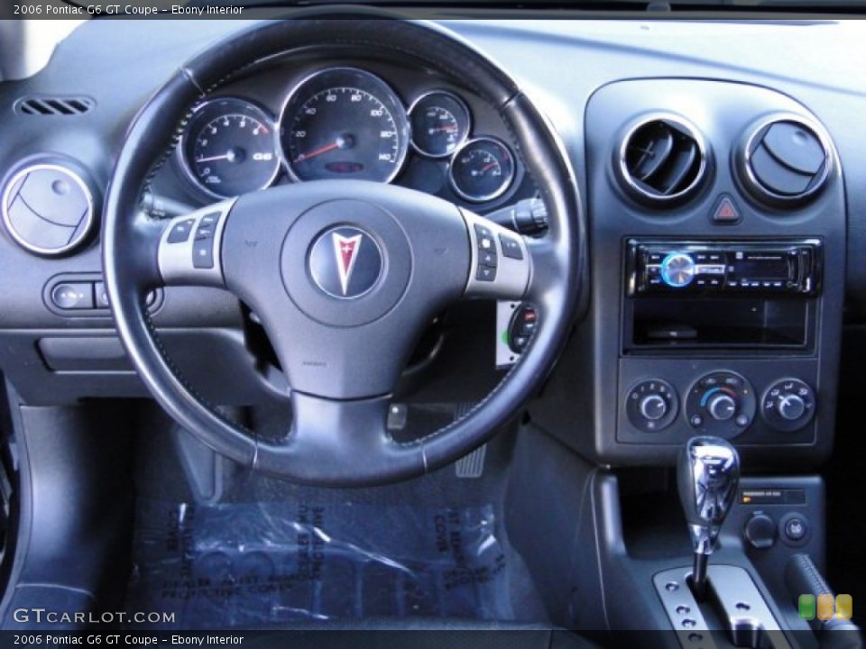 Ebony Interior Dashboard for the 2006 Pontiac G6 GT Coupe #76238828