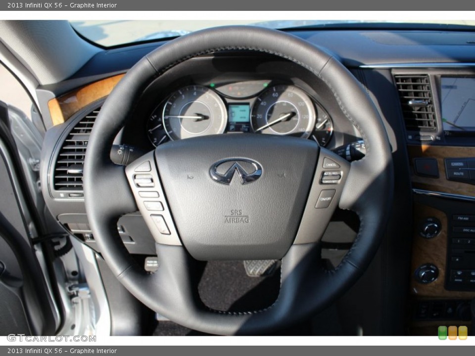 Graphite Interior Steering Wheel for the 2013 Infiniti QX 56 #76238839