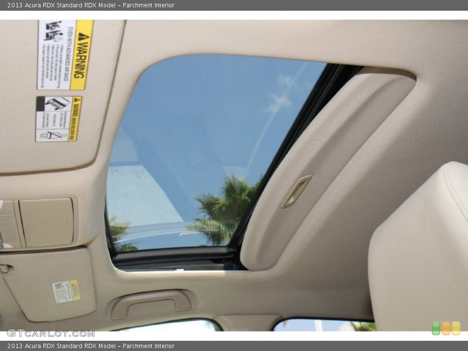 Parchment Interior Sunroof for the 2013 Acura RDX  #76239125