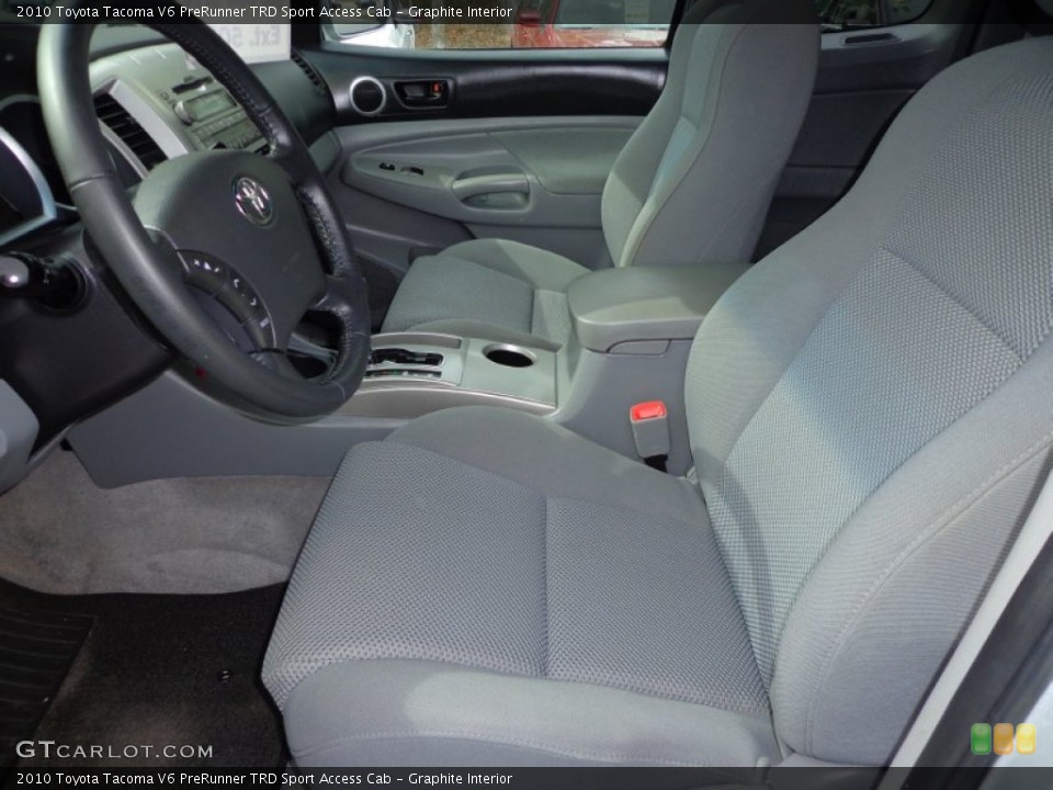 Graphite Interior Photo for the 2010 Toyota Tacoma V6 PreRunner TRD Sport Access Cab #76239239