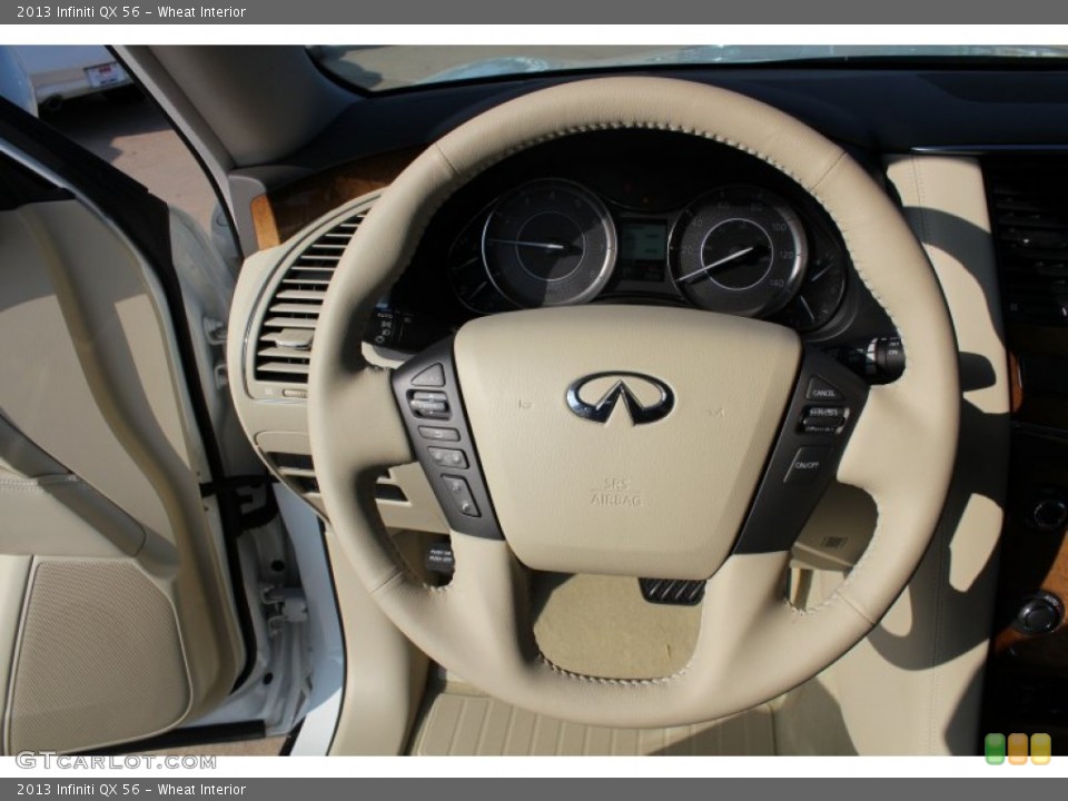 Wheat Interior Steering Wheel for the 2013 Infiniti QX 56 #76239272