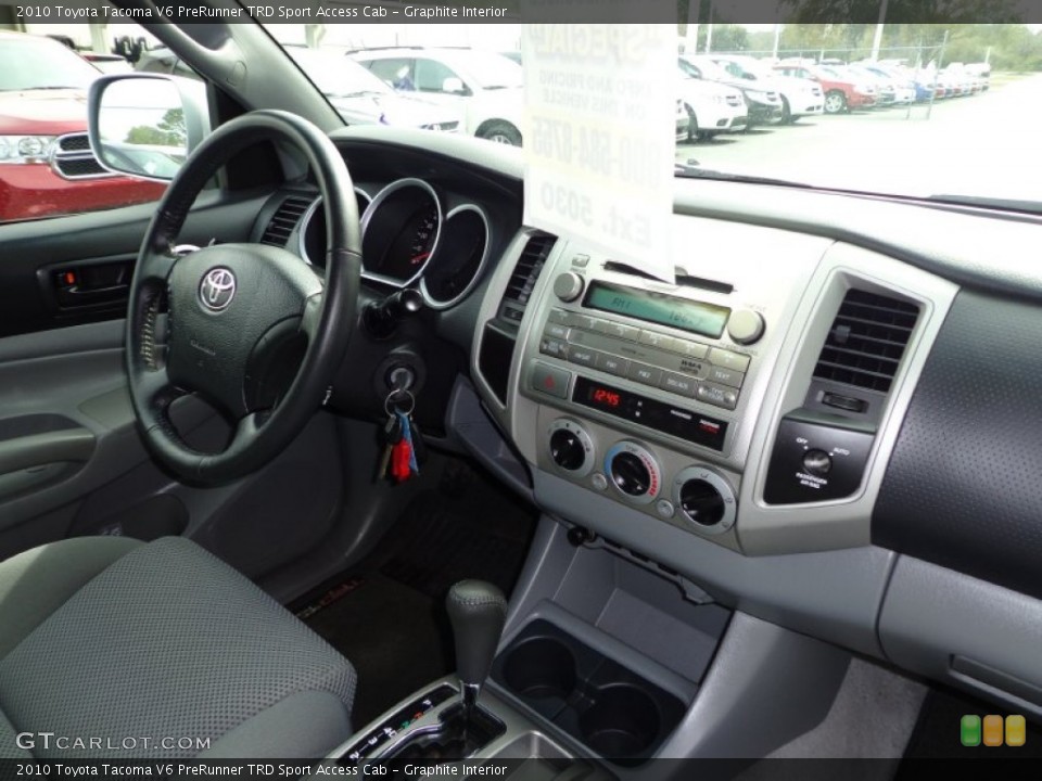 Graphite Interior Dashboard for the 2010 Toyota Tacoma V6 PreRunner TRD Sport Access Cab #76239422