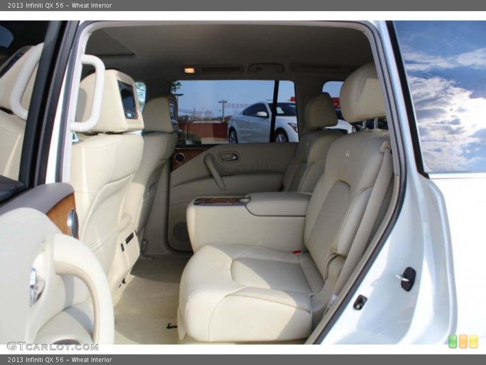Wheat Interior Rear Seat for the 2013 Infiniti QX 56 #76239440