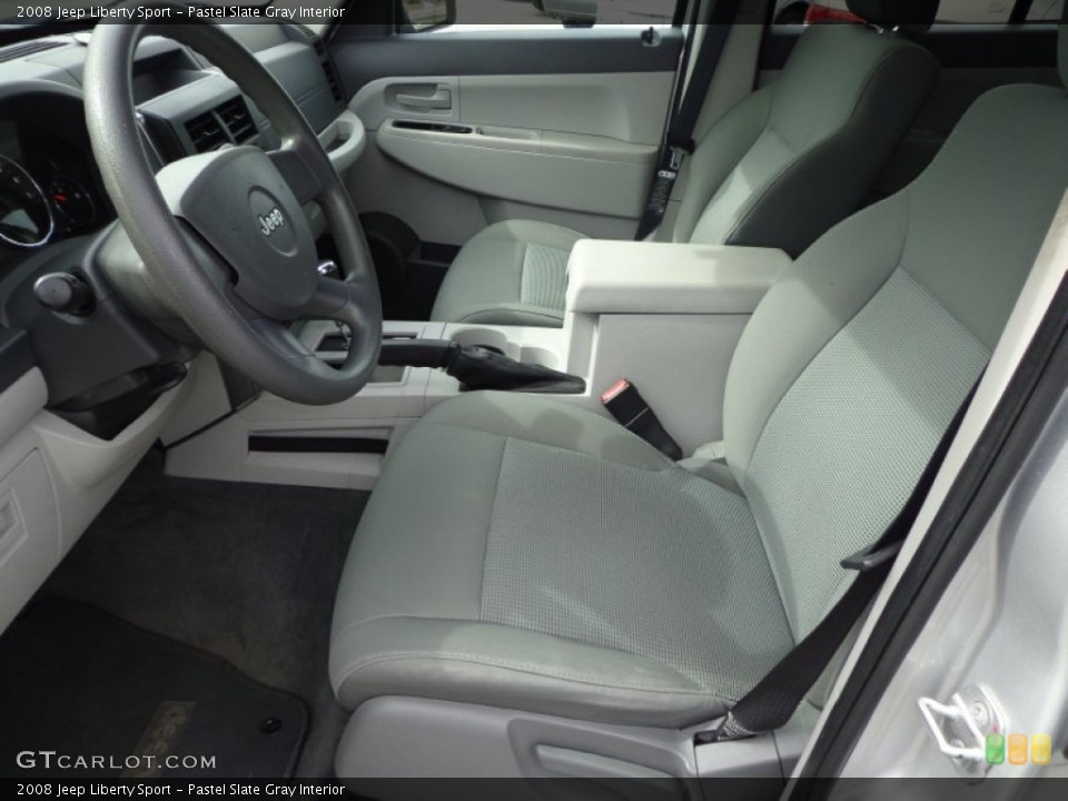 Pastel Slate Gray Interior Front Seat For The 2008 Jeep