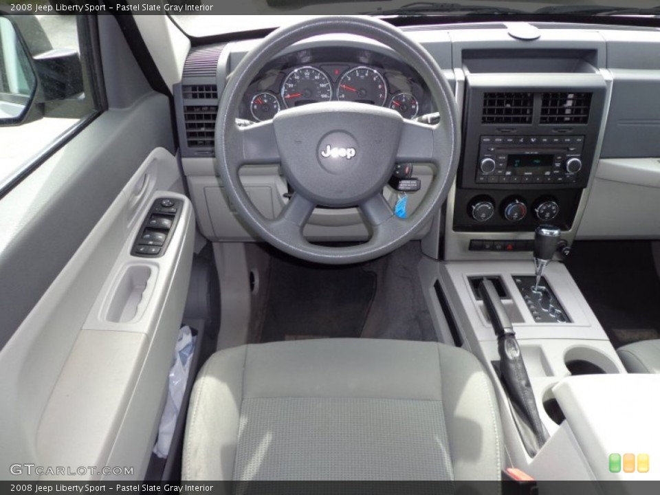 Pastel Slate Gray Interior Dashboard for the 2008 Jeep Liberty Sport #76240136