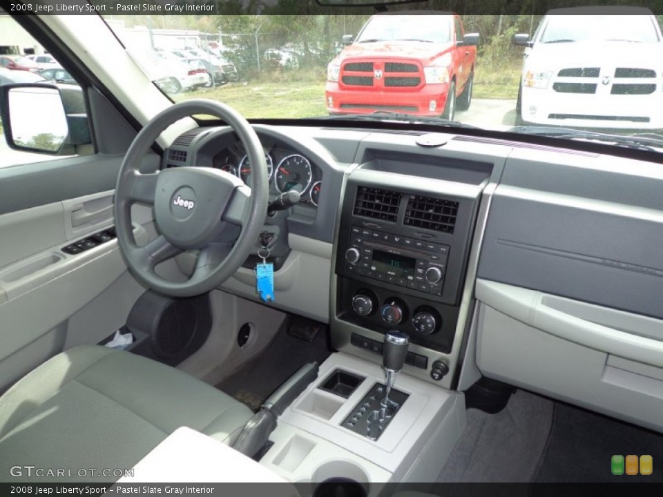 Pastel Slate Gray Interior Dashboard for the 2008 Jeep Liberty Sport #76240226