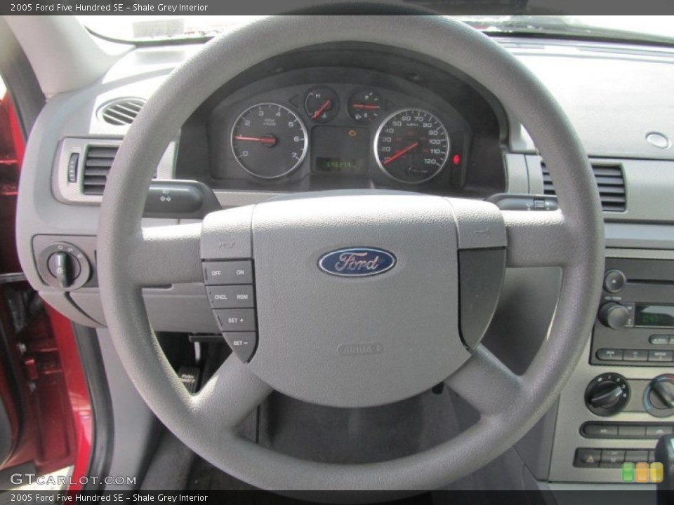 Shale Grey Interior Steering Wheel for the 2005 Ford Five Hundred SE #76240302