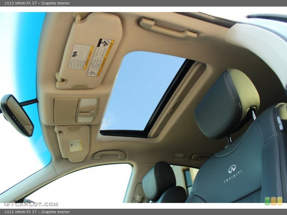 Graphite Interior Sunroof for the 2013 Infiniti FX 37 #76240909