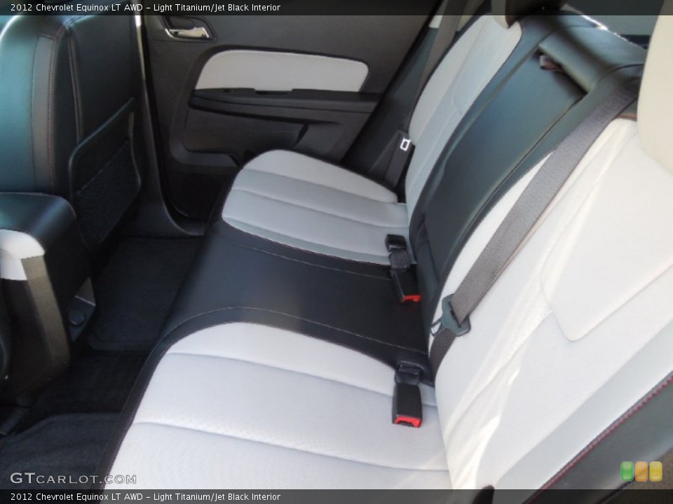 Light Titanium/Jet Black Interior Rear Seat for the 2012 Chevrolet Equinox LT AWD #76242404