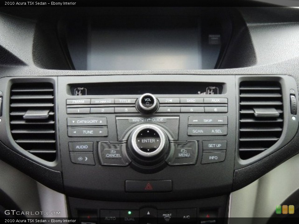 Ebony Interior Controls for the 2010 Acura TSX Sedan #76242616