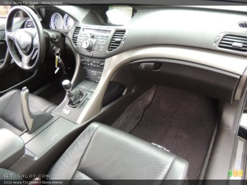 Ebony Interior Dashboard for the 2010 Acura TSX Sedan #76242755