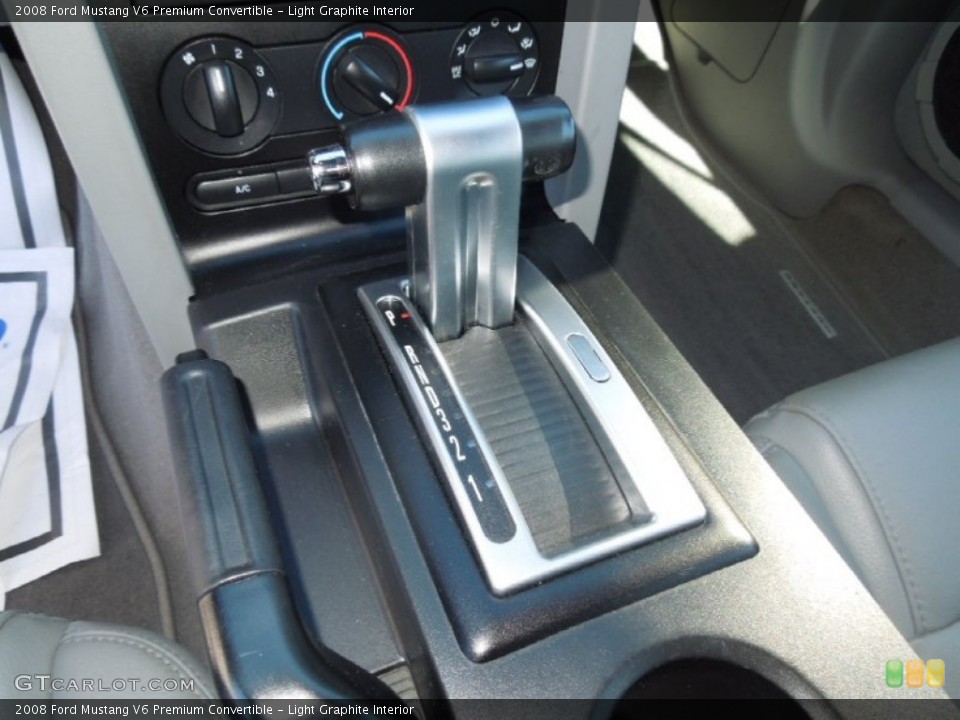 Light Graphite Interior Transmission for the 2008 Ford Mustang V6 Premium Convertible #76243703