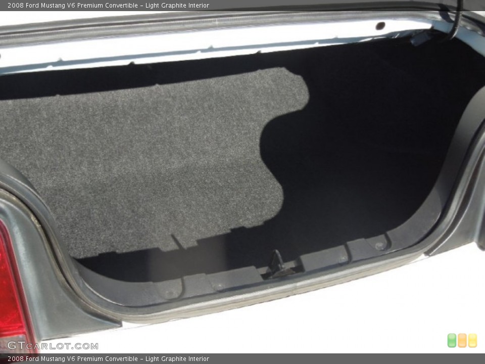 Light Graphite Interior Trunk for the 2008 Ford Mustang V6 Premium Convertible #76243769