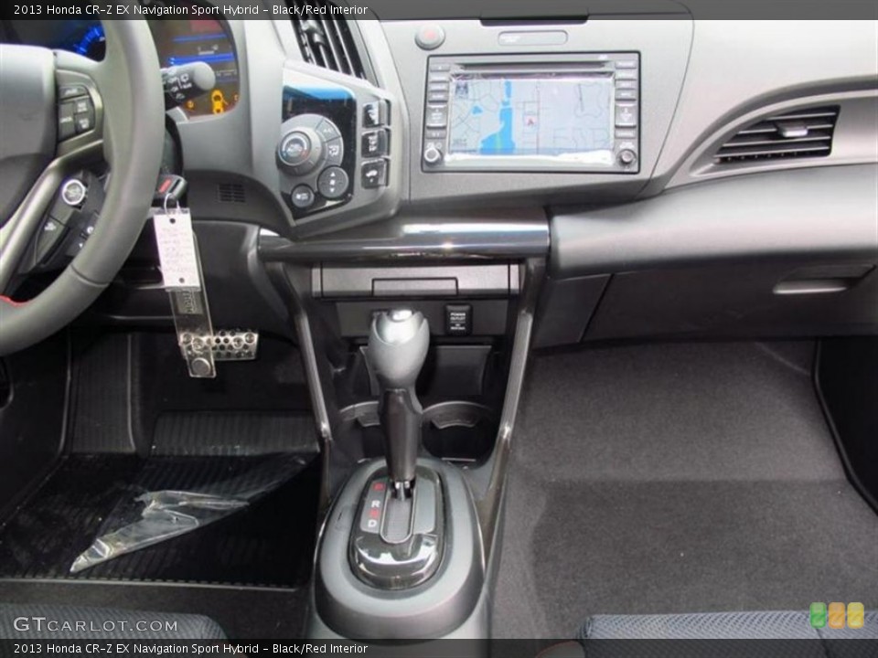 Black/Red Interior Transmission for the 2013 Honda CR-Z EX Navigation Sport Hybrid #76244060