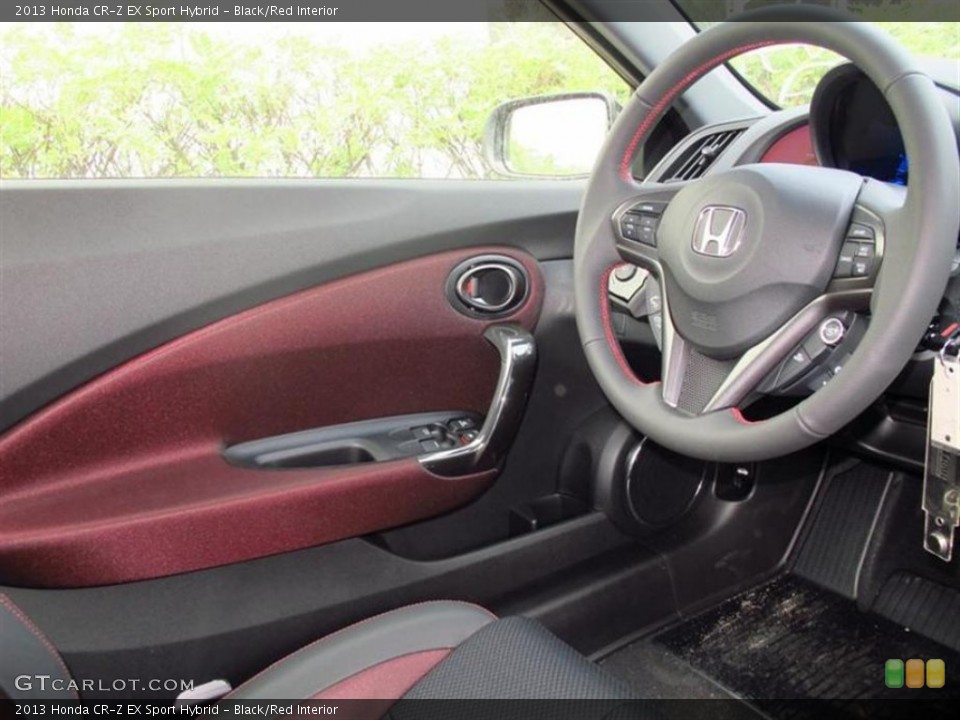 Black/Red Interior Photo for the 2013 Honda CR-Z EX Sport Hybrid #76244342
