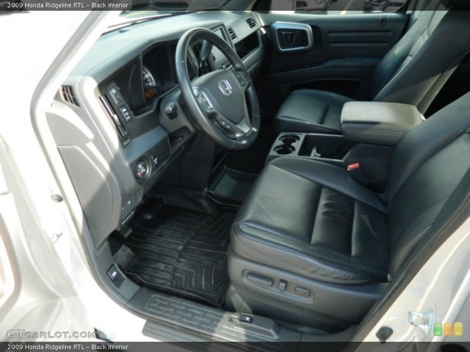 Black Interior Front Seat for the 2009 Honda Ridgeline RTL #76244884