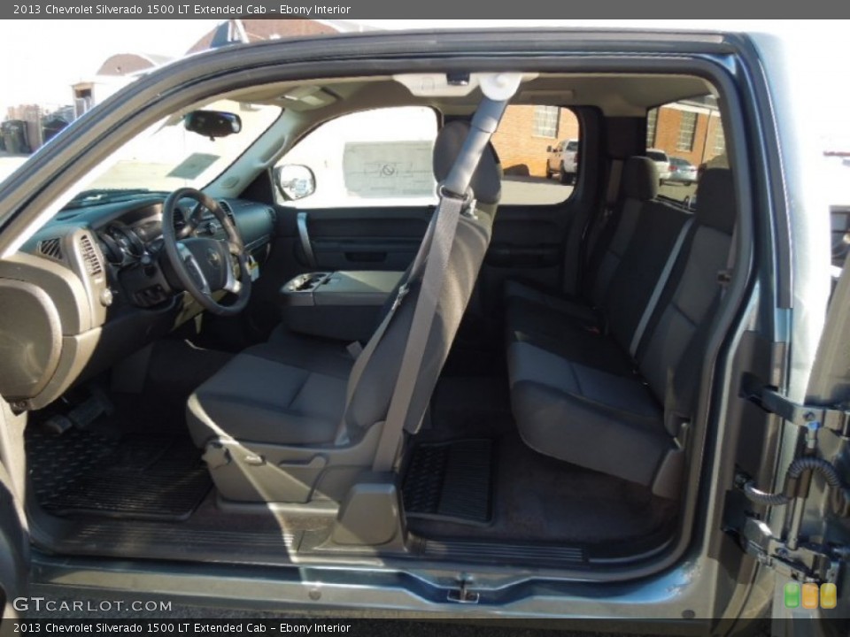 Ebony Interior Photo for the 2013 Chevrolet Silverado 1500 LT Extended Cab #76245257