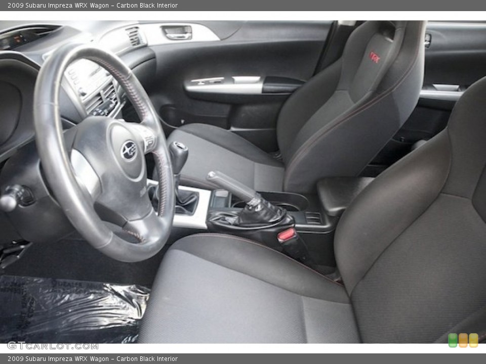 Carbon Black Interior Photo for the 2009 Subaru Impreza WRX Wagon #76246631