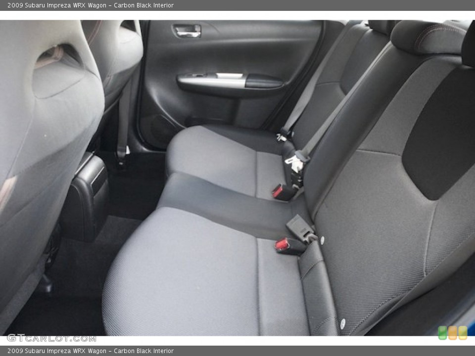 Carbon Black Interior Rear Seat for the 2009 Subaru Impreza WRX Wagon #76246646