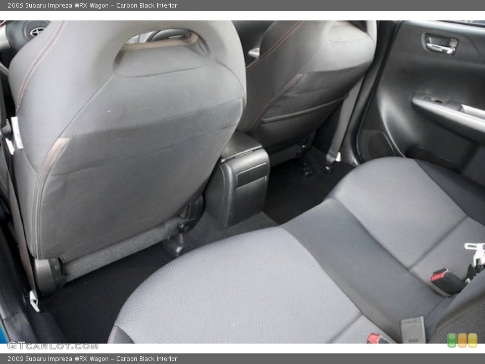 Carbon Black Interior Rear Seat for the 2009 Subaru Impreza WRX Wagon #76246838