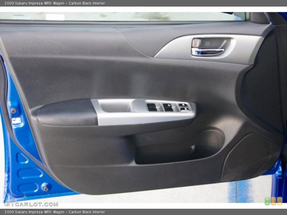 Carbon Black Interior Door Panel for the 2009 Subaru Impreza WRX Wagon #76246994