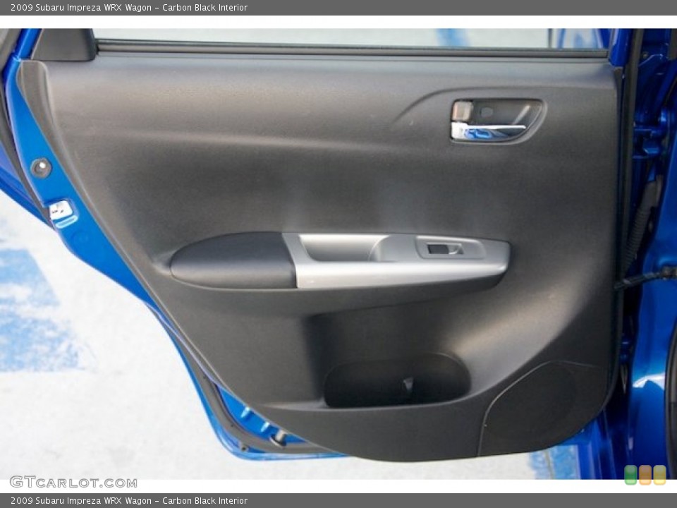Carbon Black Interior Door Panel for the 2009 Subaru Impreza WRX Wagon #76247009
