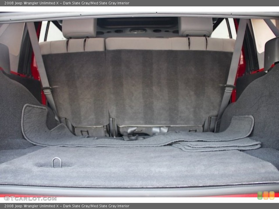 Dark Slate Gray/Med Slate Gray Interior Trunk for the 2008 Jeep Wrangler Unlimited X #76247390