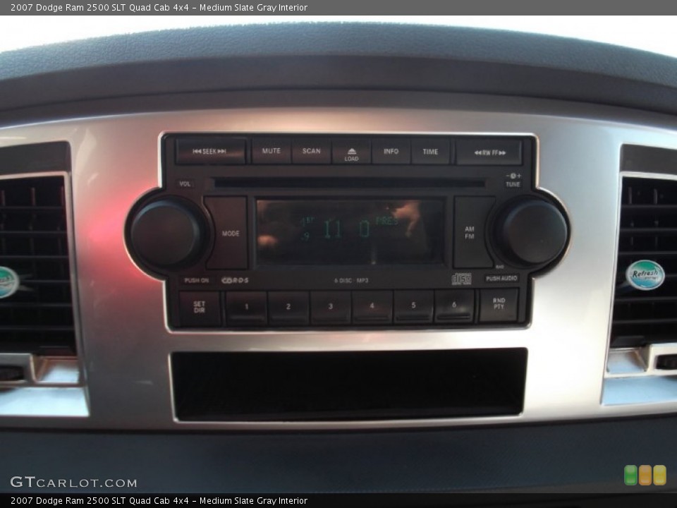 Medium Slate Gray Interior Audio System for the 2007 Dodge Ram 2500 SLT Quad Cab 4x4 #76247567