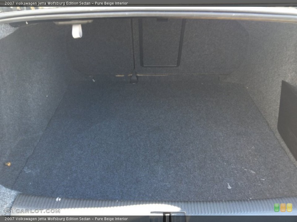 Pure Beige Interior Trunk for the 2007 Volkswagen Jetta Wolfsburg Edition Sedan #76248116