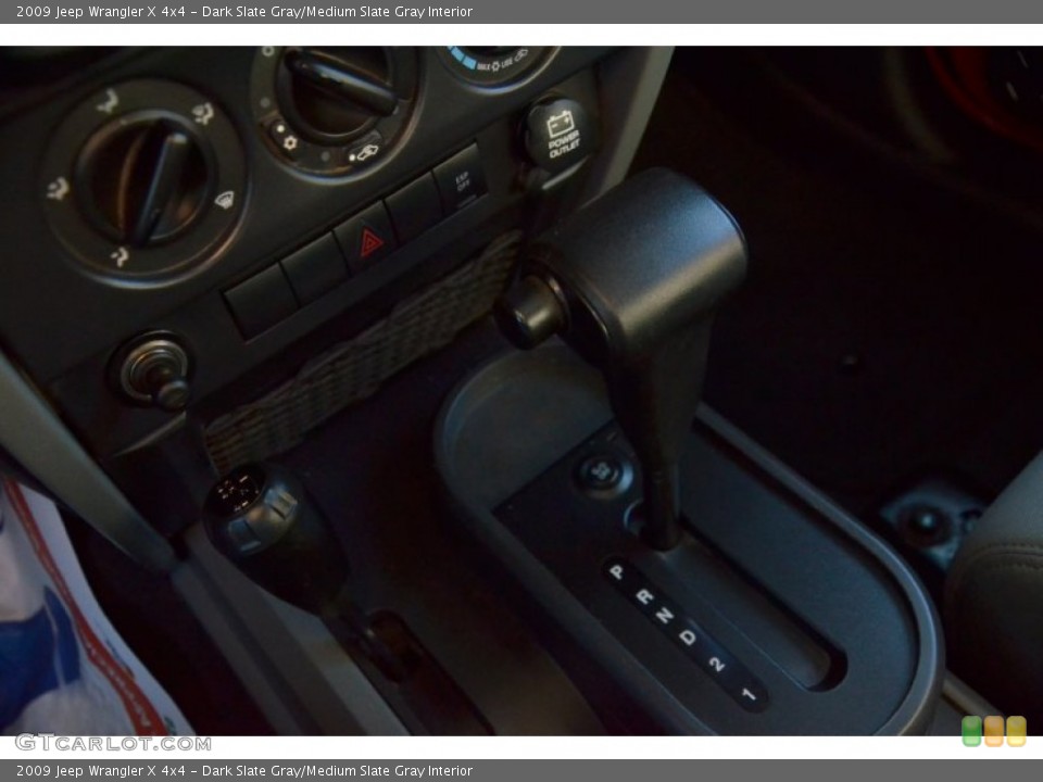 Dark Slate Gray/Medium Slate Gray Interior Transmission for the 2009 Jeep Wrangler X 4x4 #76250503