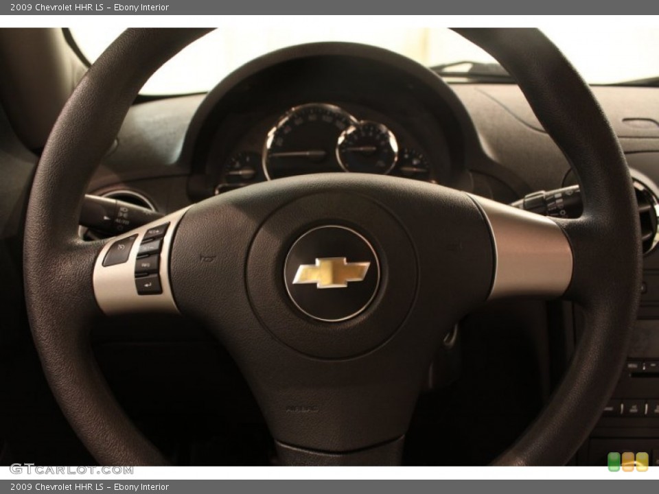 Ebony Interior Steering Wheel for the 2009 Chevrolet HHR LS #76251634