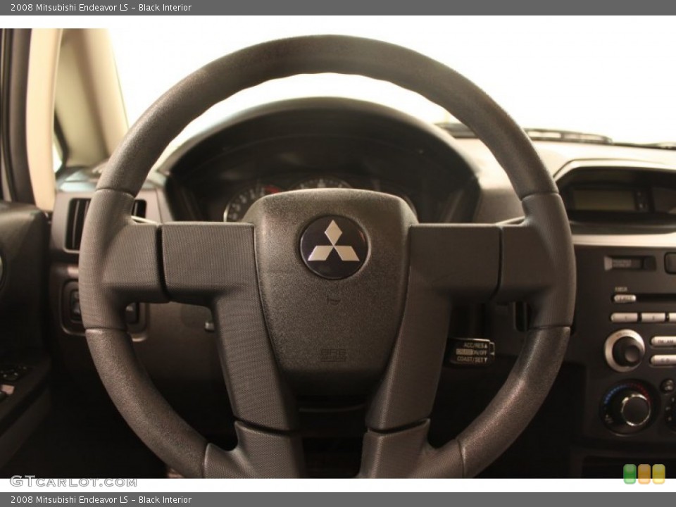 Black Interior Steering Wheel for the 2008 Mitsubishi Endeavor LS #76252448