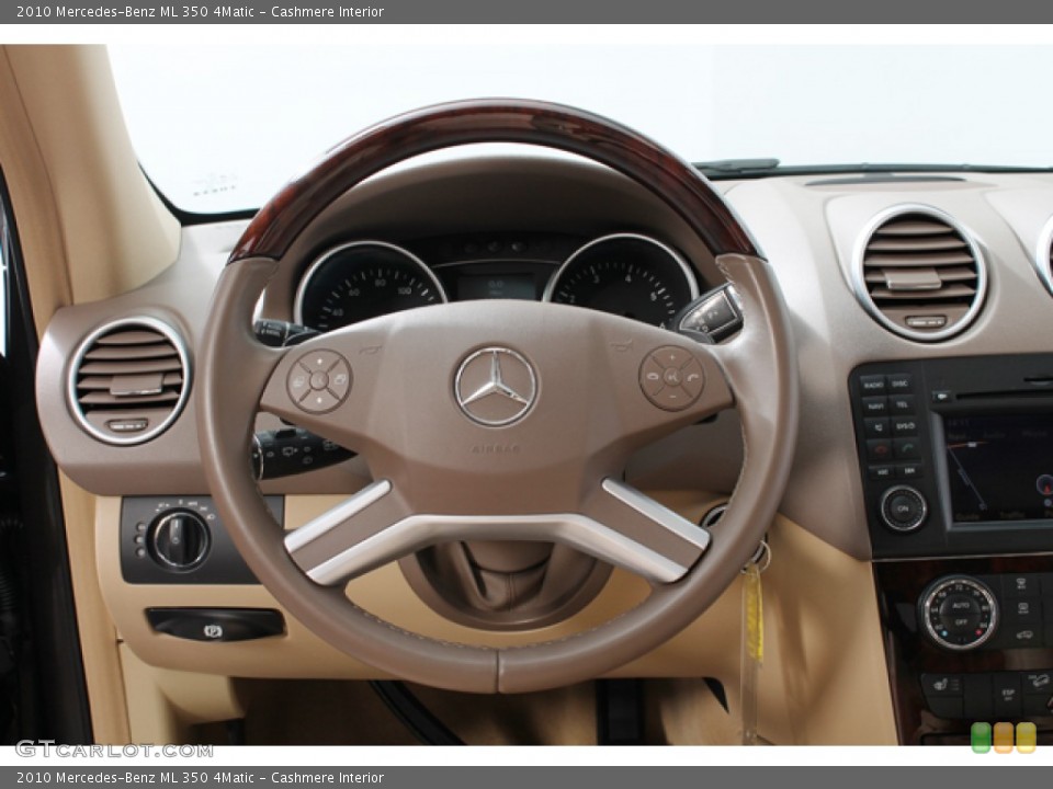 Cashmere Interior Steering Wheel for the 2010 Mercedes-Benz ML 350 4Matic #76252742