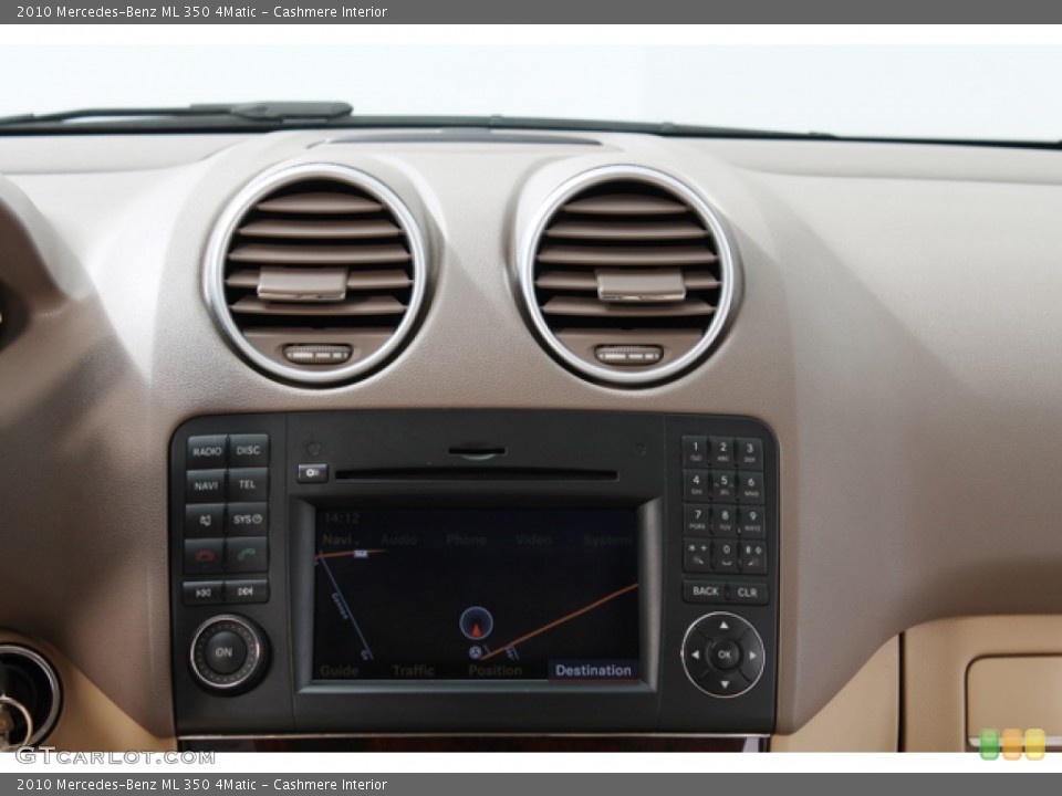 Cashmere Interior Controls for the 2010 Mercedes-Benz ML 350 4Matic #76252814