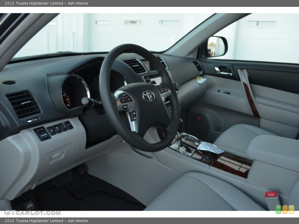 Ash Interior Prime Interior for the 2013 Toyota Highlander Limited #76255619